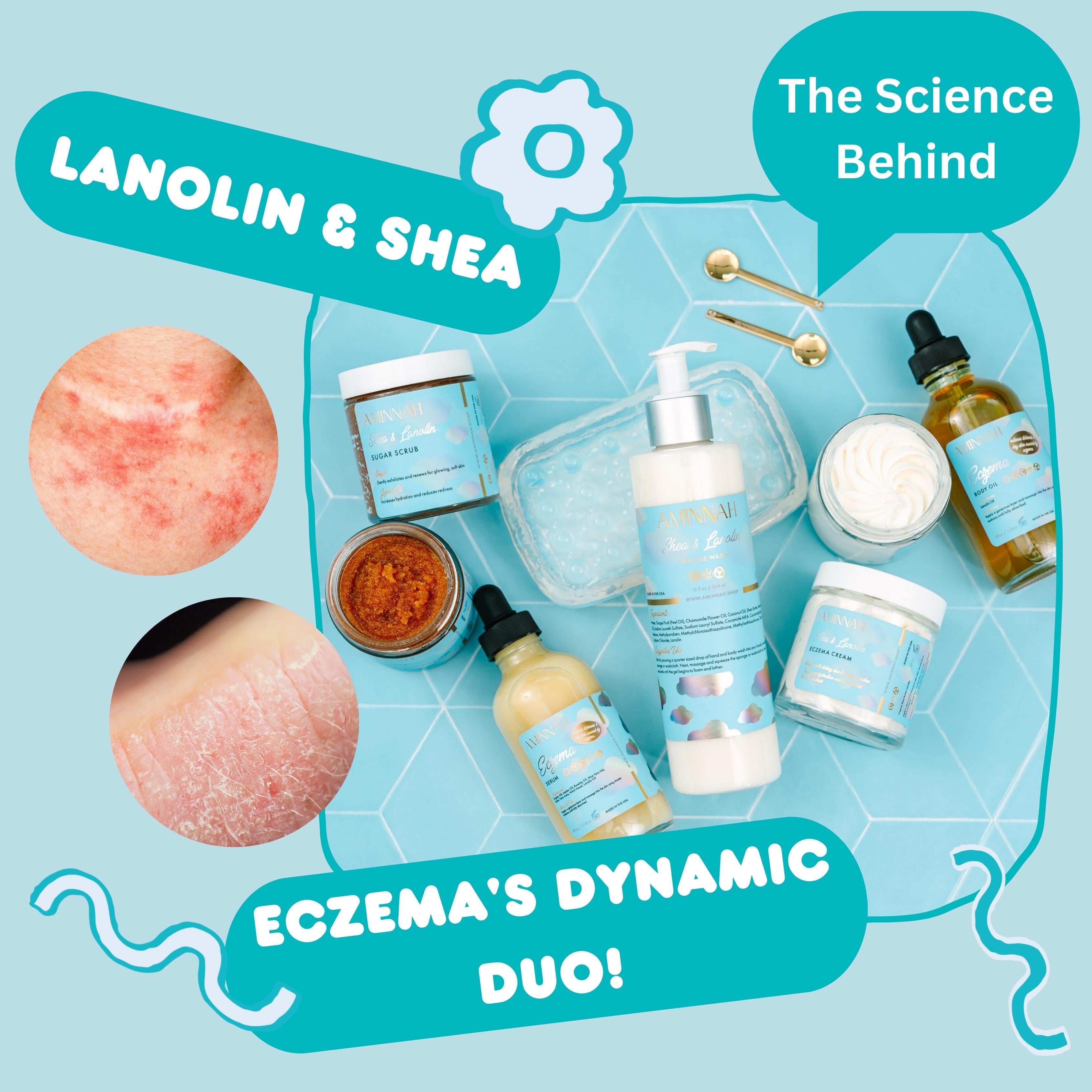 The Science Behind Lanolin and Shea Eczema's Dynamic Duo AMINNAH