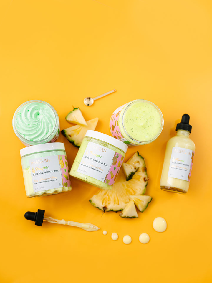 'Fineapples' Boob Scrub