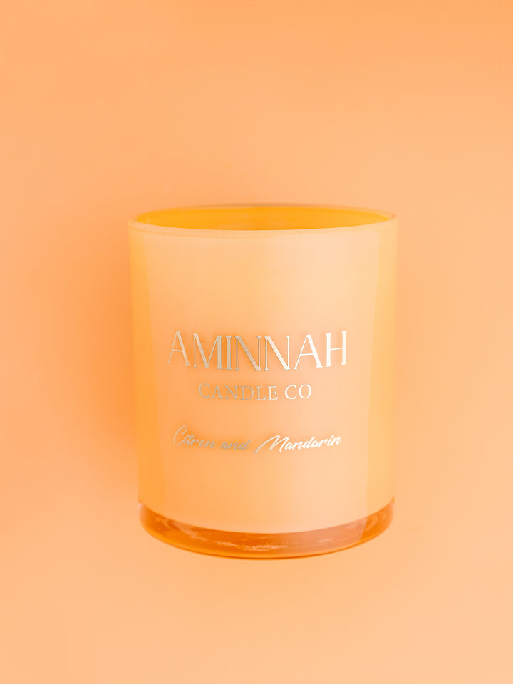 "Citron & Mandarin" Scented Candle