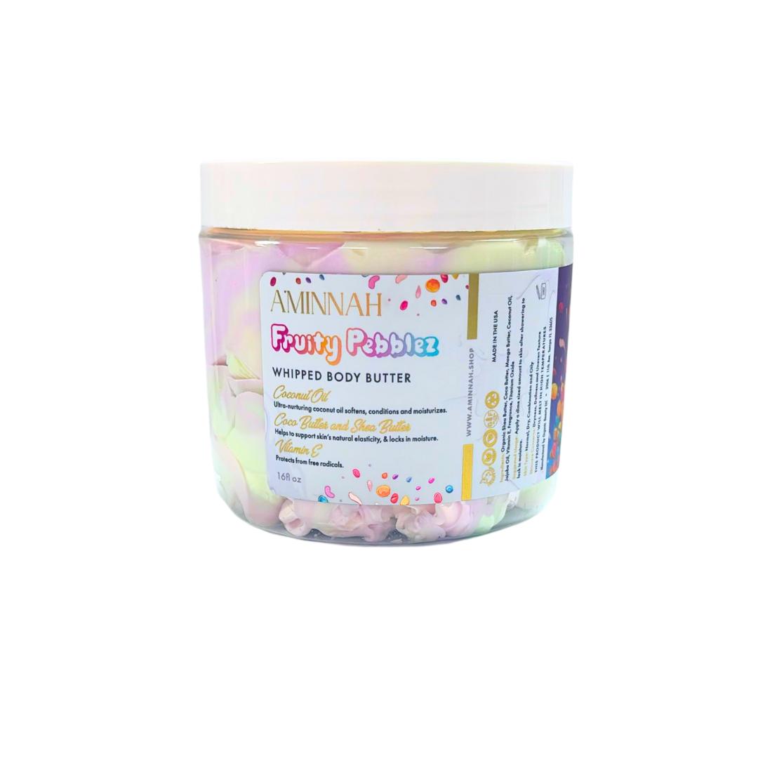 "FRUITY PEBBLEZ" Whipped Body Butter 16 OZ