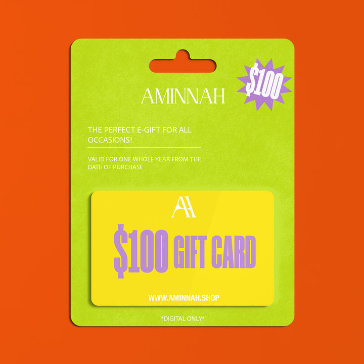 AMINNAH GIFT CARD