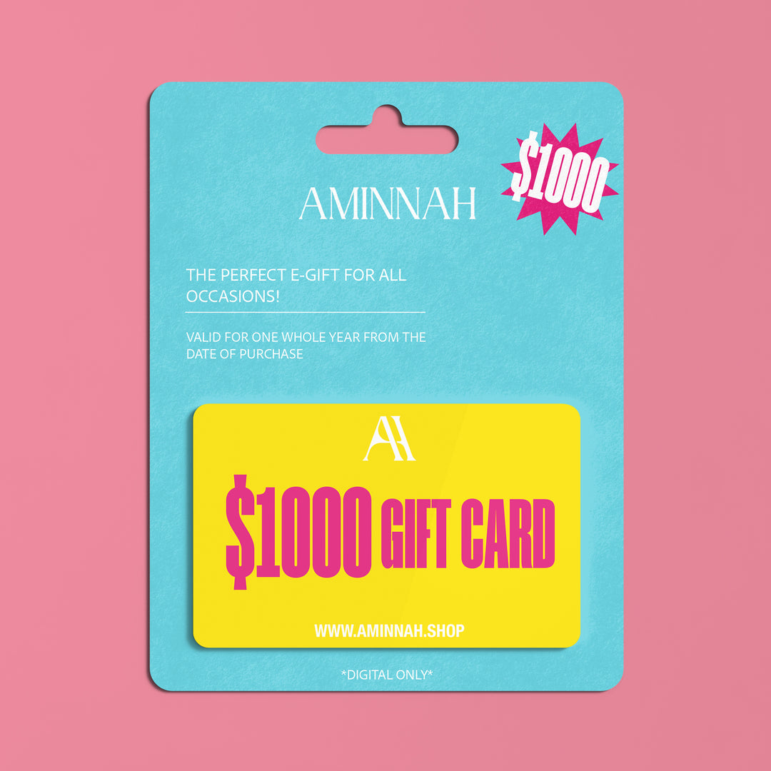 AMINNAH GIFT CARD