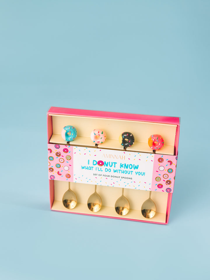 "Donut Body Butter Spoons" SET OF FOUR