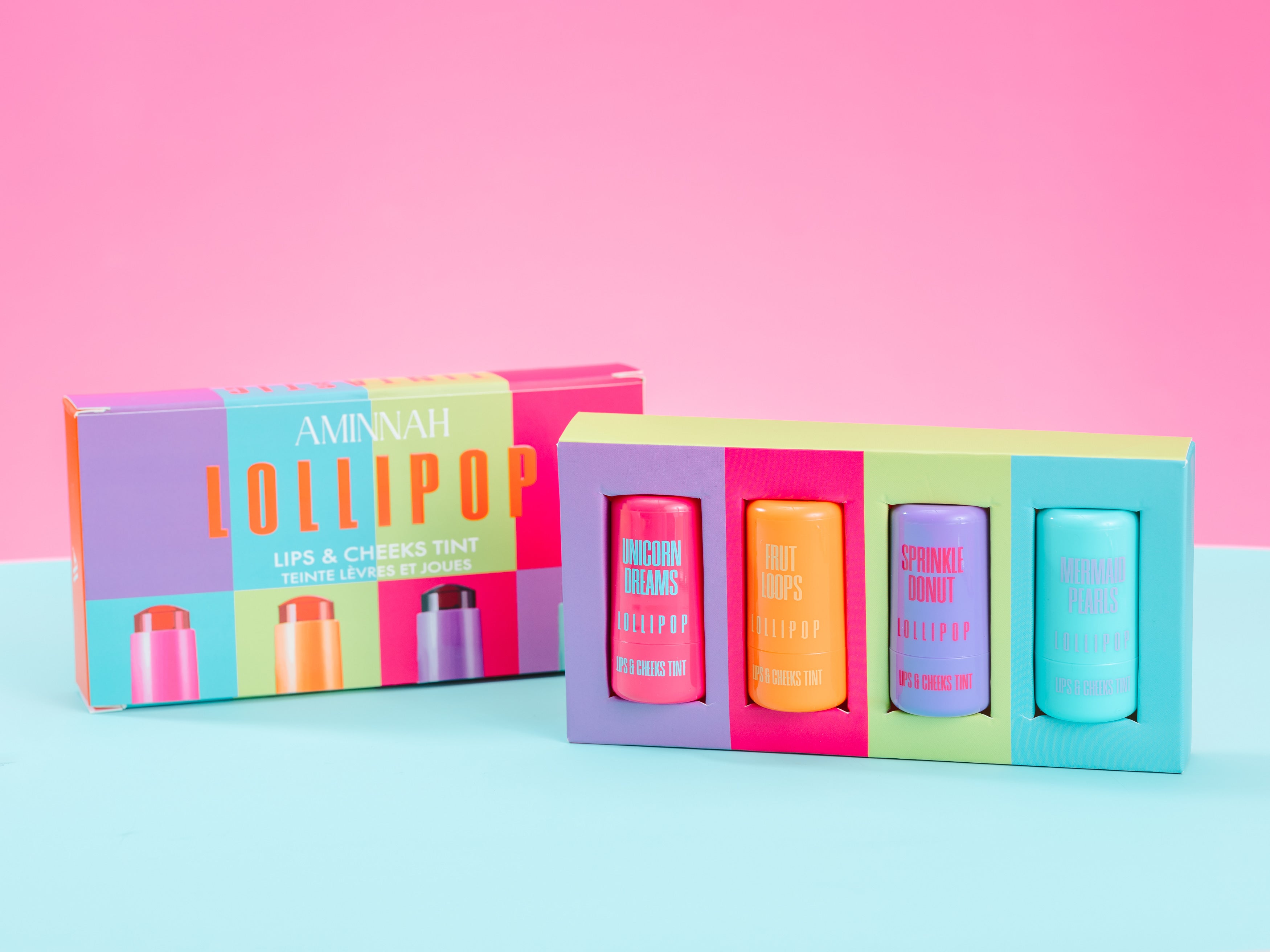 LOLLIPOP Lips & Cheeks Tints - GIFT SET – AMINNAH
