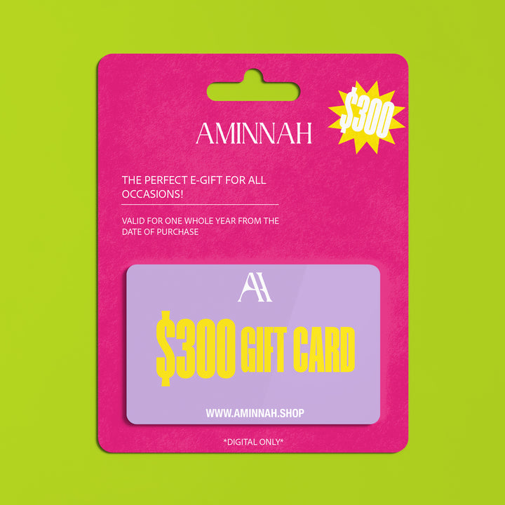 AMINNAH GIFT CARD