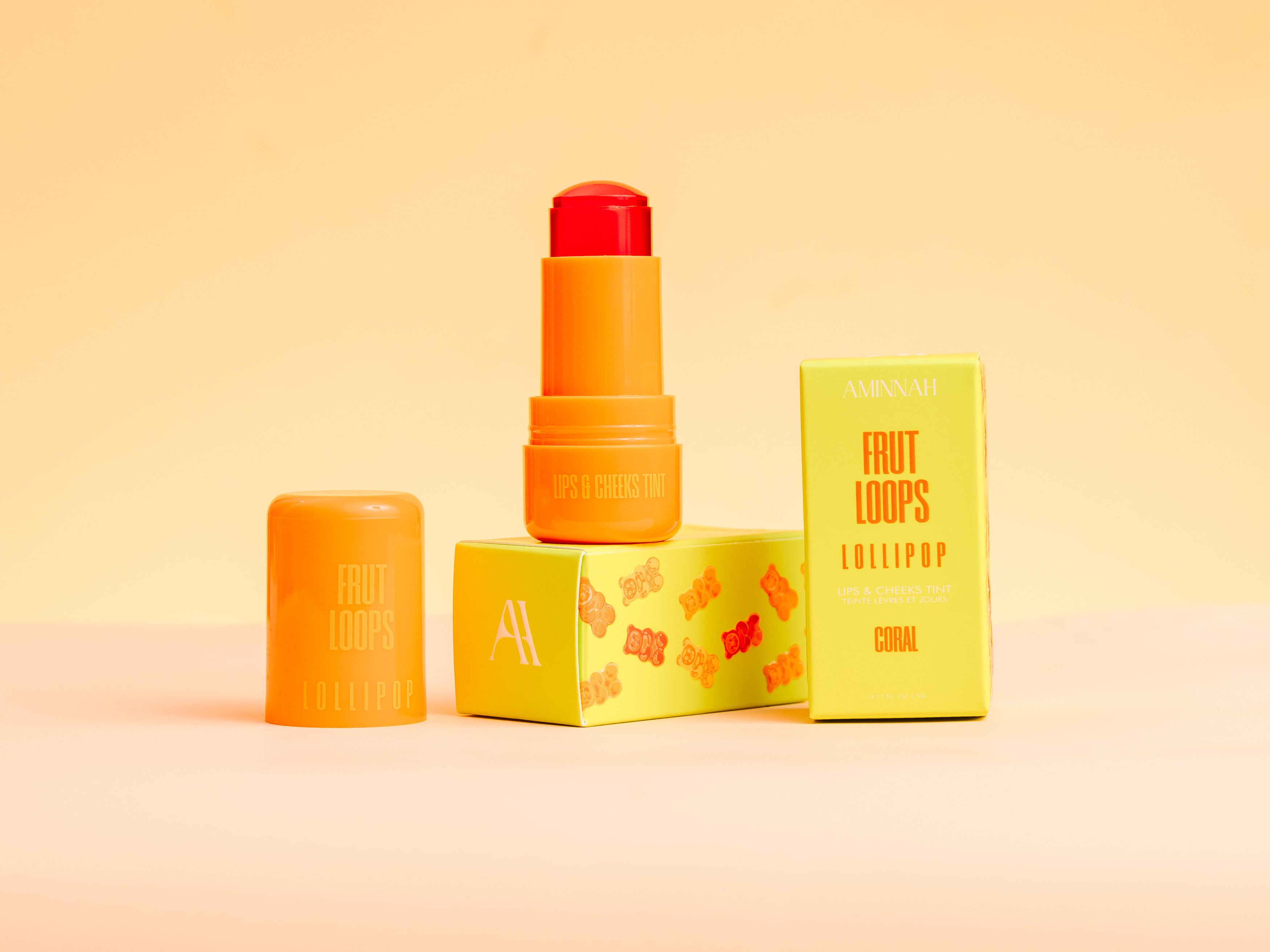 Fruit Loops LOLLIPOP - Lips & Cheeks Tint - Coral – AMINNAH
