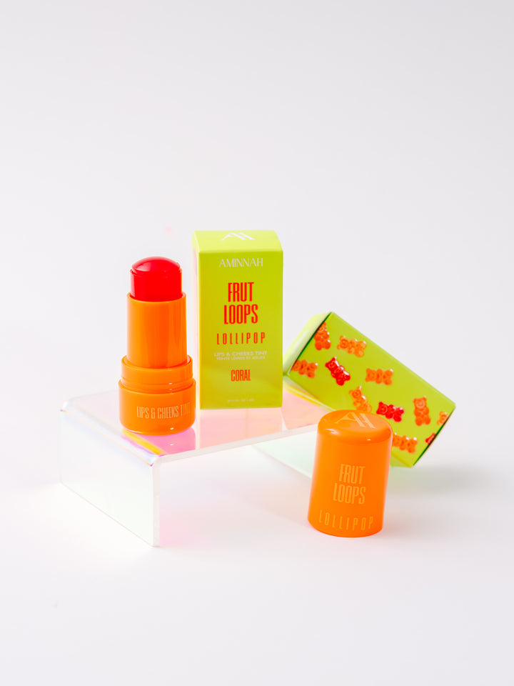 Fruit Loops LOLLIPOP - Lips & Cheeks Tint - Coral