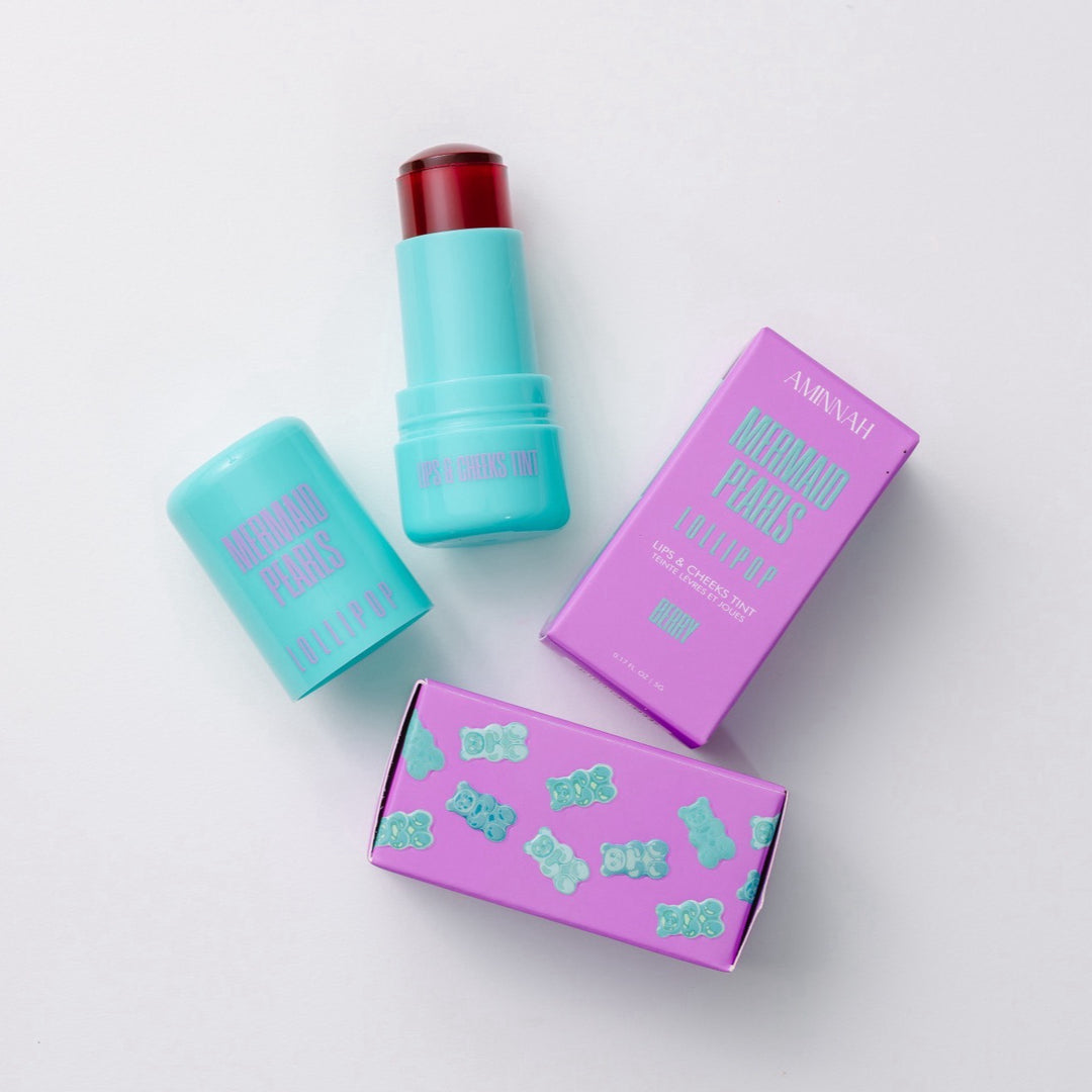 Mermaid Pearls LOLLIPOP - Lips & Cheeks Tint - Berry