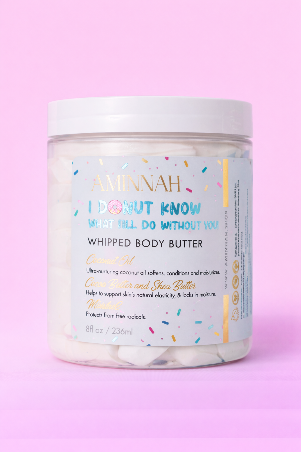 ''I Donut Know What I'll Do Without You!'' Whipped Body Butter