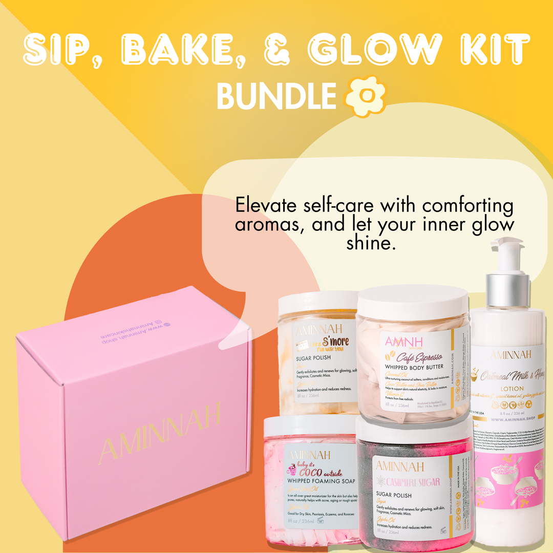 "Sip, Bake, & GLOW Kit" BUNDLE