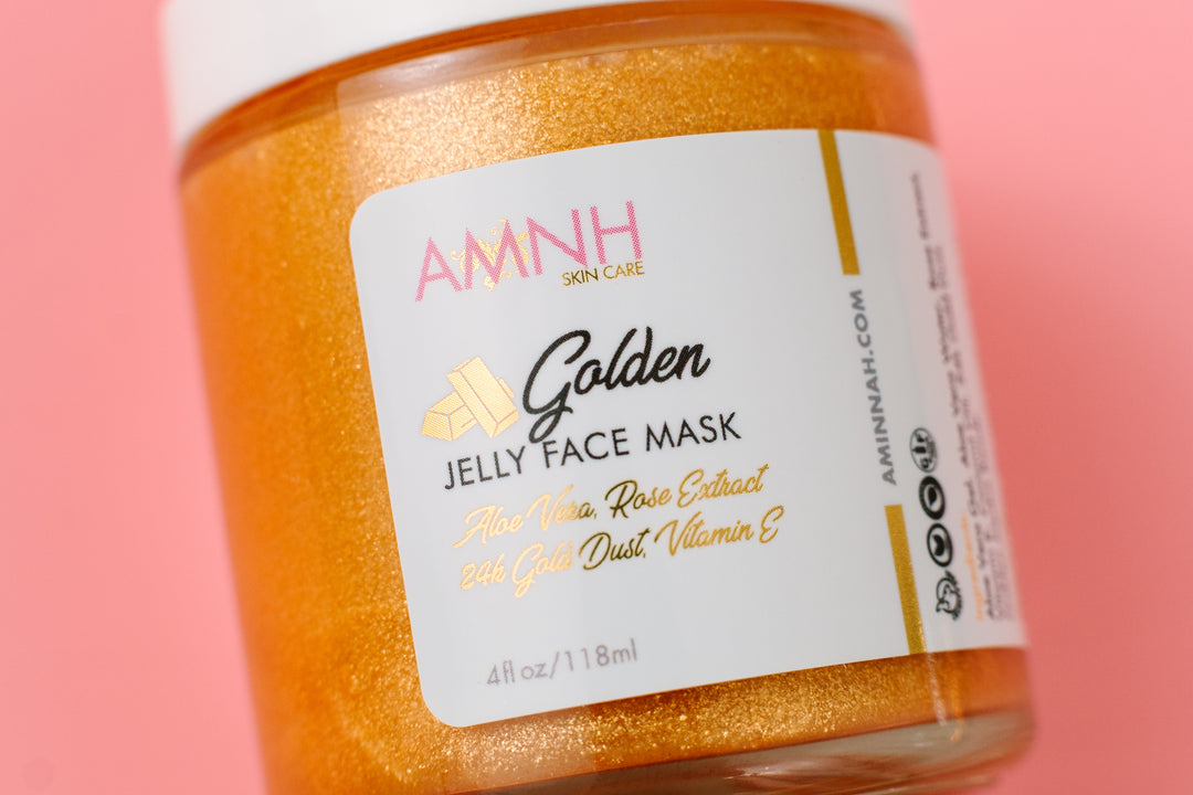 "24k Golden" Jelly Face Mask