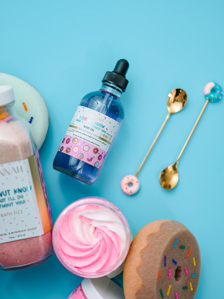 "I DONUT know what I'll do without you!" Body Oil