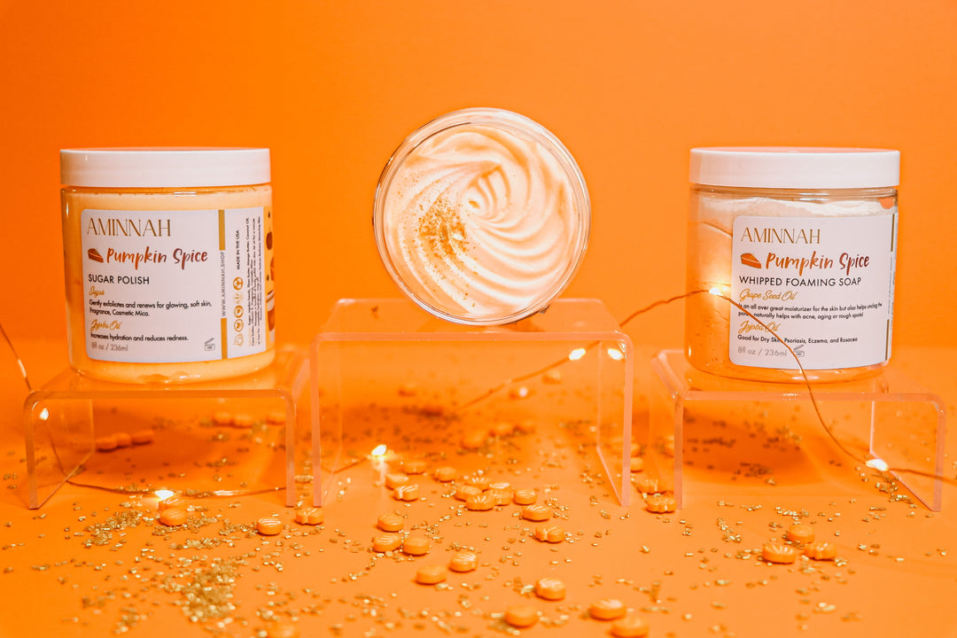 "Pumpkin Spice" Body Collection | Body Butter| Sugar Scrub| Foaming Soap|